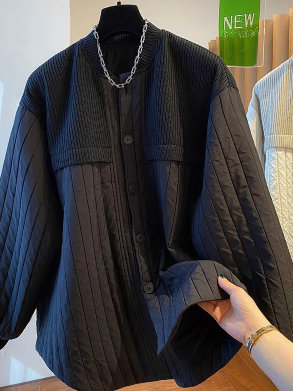 

plus Size Women's Cotton Jaet Lightweight Loose Splicing Design Autumn Winter Faionable Outerwear Comfortable Spring Card...