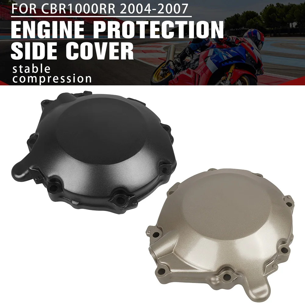 

For Honda CBR1000RR CBR1000 RR CBR 1000 RR 2004-2007 Engine Cover Motor Stator Cover CrankCase Side Cover Side Shell Protector