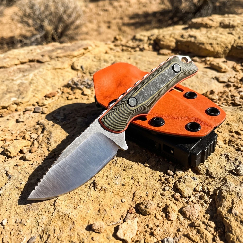 BM15017 Hidden Canyon Fixed Knife 8Cr13Mov Blade Multi Purpose Camping Setup Picnic Handling Cabin Trip Field Exploration Backpack Journey Garden Pruning Household DIY Cutting Tasks Outdoor Excursion Packing Campsite Material Sorting Backyard Craft Making