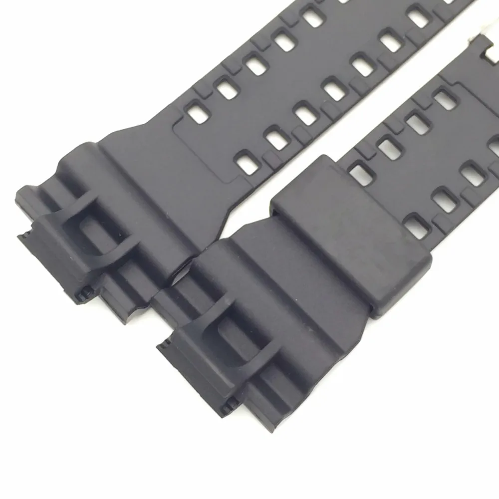 16mm Silicone Rubber Watch Band Strap For GA-110GB GA-100/700 GD120 Replace Waterproof Gloss Watchbands Accessories