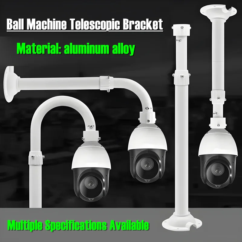 

High Speed Dome Camera Ceiling Mount Bracket Outdoor Telescopic Adjustable Lengthened Rod Ball Machine Security Camera Bracket