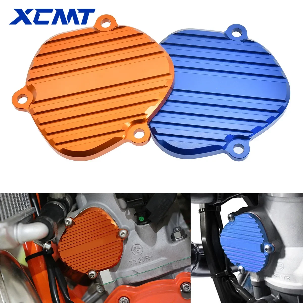 Motorcycle CNC Left Exhaust Power Valve Cover For KTM 250 300 SX XC EXC Husqvarna TC TE 2-Stroke Motocross Modified Parts