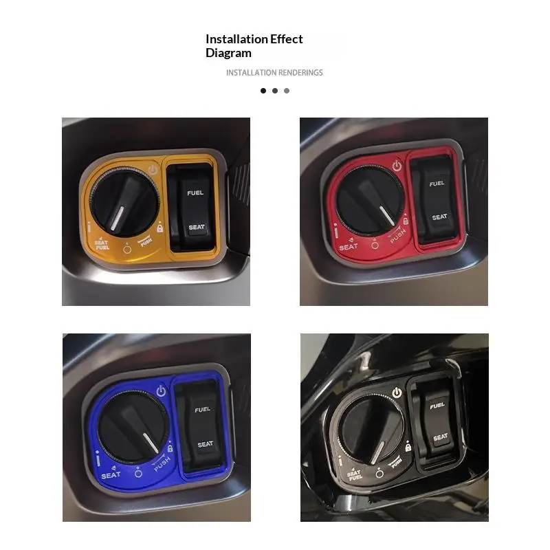 1Pcs Motorcycle Accessories Smart Key: Switch Cover PCX125/150 ADV150 UHR150 NEW 2025