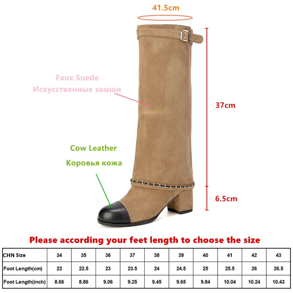 Aucegi conciso dedo do pé redo - Women'S Fashion Leather Boots avaliação e preço