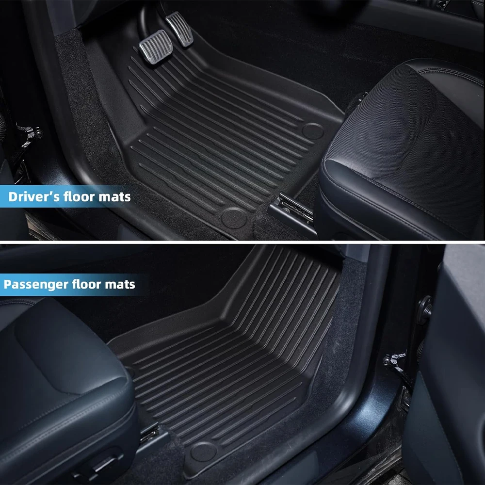 ل جديد تسلا نموذج Y العرعر إطلاق 2025 TPE الحصير أمتعة مقاومة للماء حصيرة الجبهة الخلفية الجذع الحصير اكسسوارات السيارات الداخلية