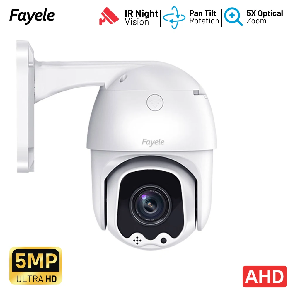 

AHD 2MP 5MP MINI PTZ Camera Pan Tilt 5X Zoom TVI CVI CVBS 4in1 UTC Coax RS485 PTZ Control IP66 Outdoor Analog Security Camera