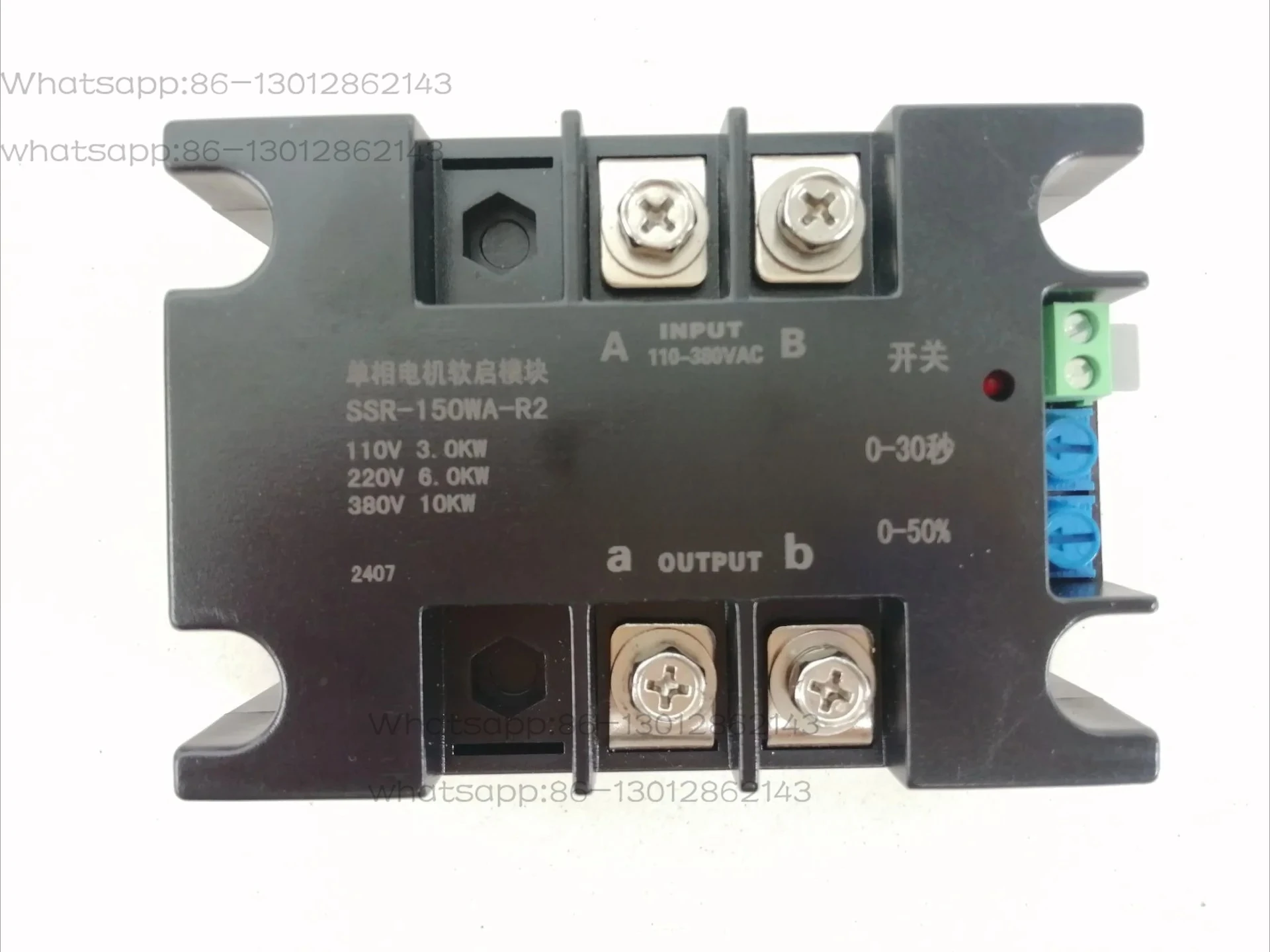 Monofásico SSR-200WA-R2 (4KW) 4KW 220V motor soft starter função de parada macia para bomba de água correia transportadora