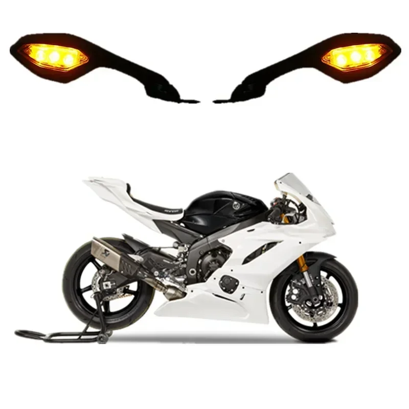 

Для Yamaha YZF R6 2017-2022 R1 2015-2024 R1M 2016-2024 R1S 2016-2018 детали мотоцикла зеркало светодиодный указатель поворота