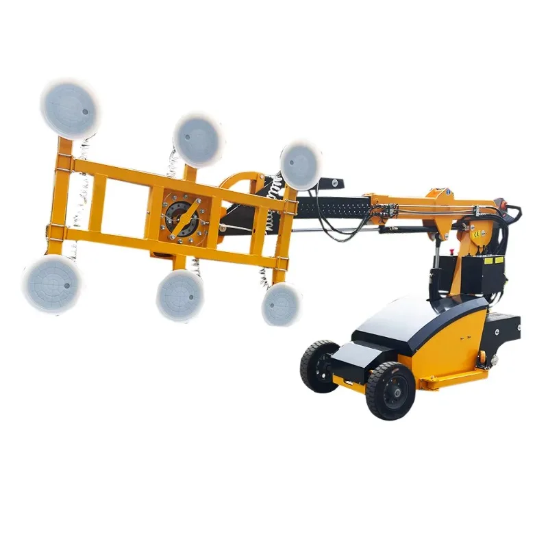 Glass Installation Robot 200kg with Stable Performance Electric Glass Suction Cup Car