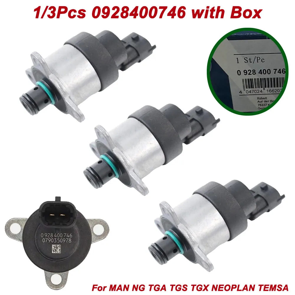 

In Stock 1/3Pcs 0928400746 51125050033 928400746 Fuel Pressure Regulator Metering Valve For MAN NG TGA TGS TGX NEOPLAN TEMSA