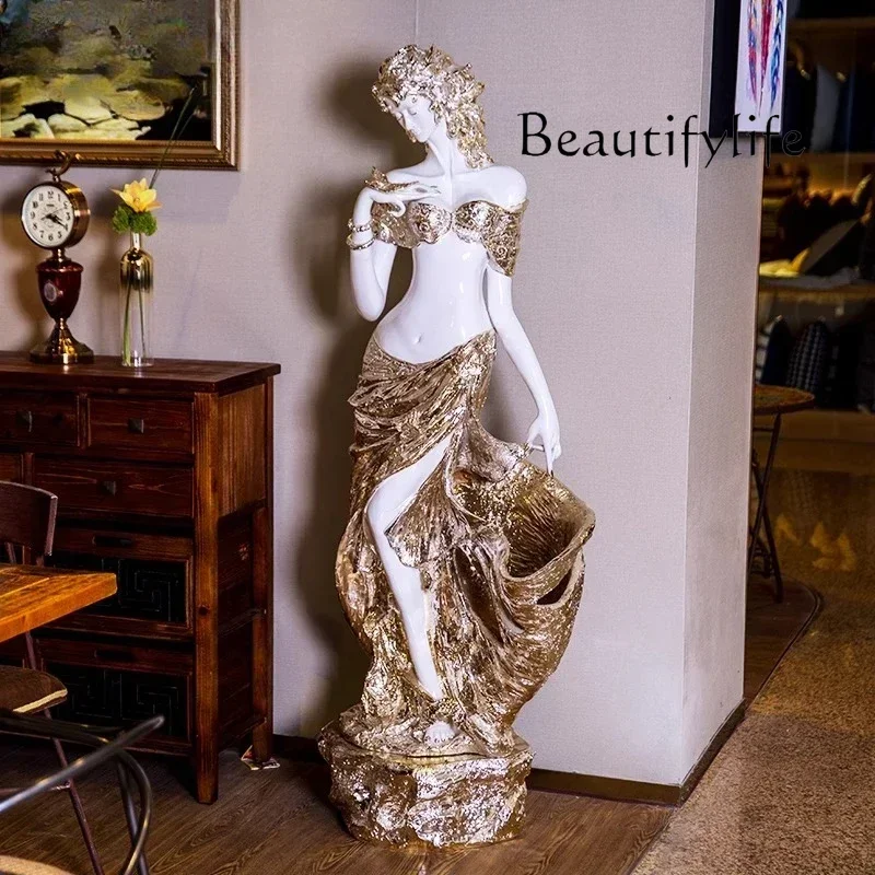 0 Home Jewelry Decorative Figure Flower Arrangement Ornament European-style Large-scale Floor-to-ceiling