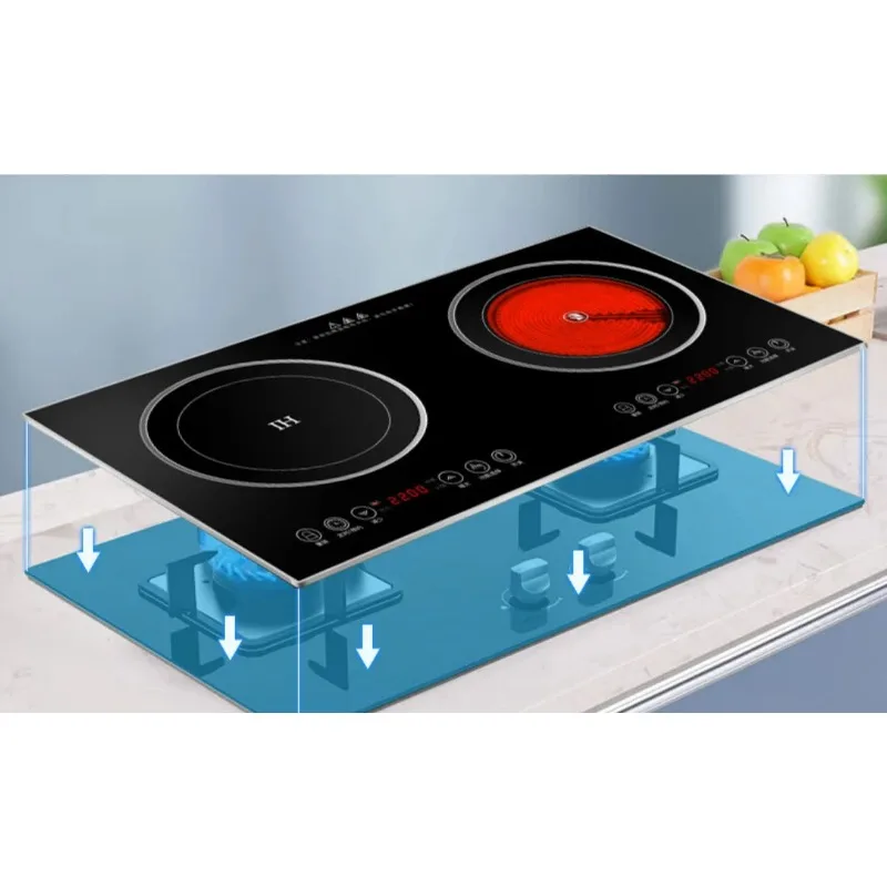 220V Commercial Induction Stove Electric Stove Integrated Embedded Cooktop Induction Stove High Power Induction Cooktop