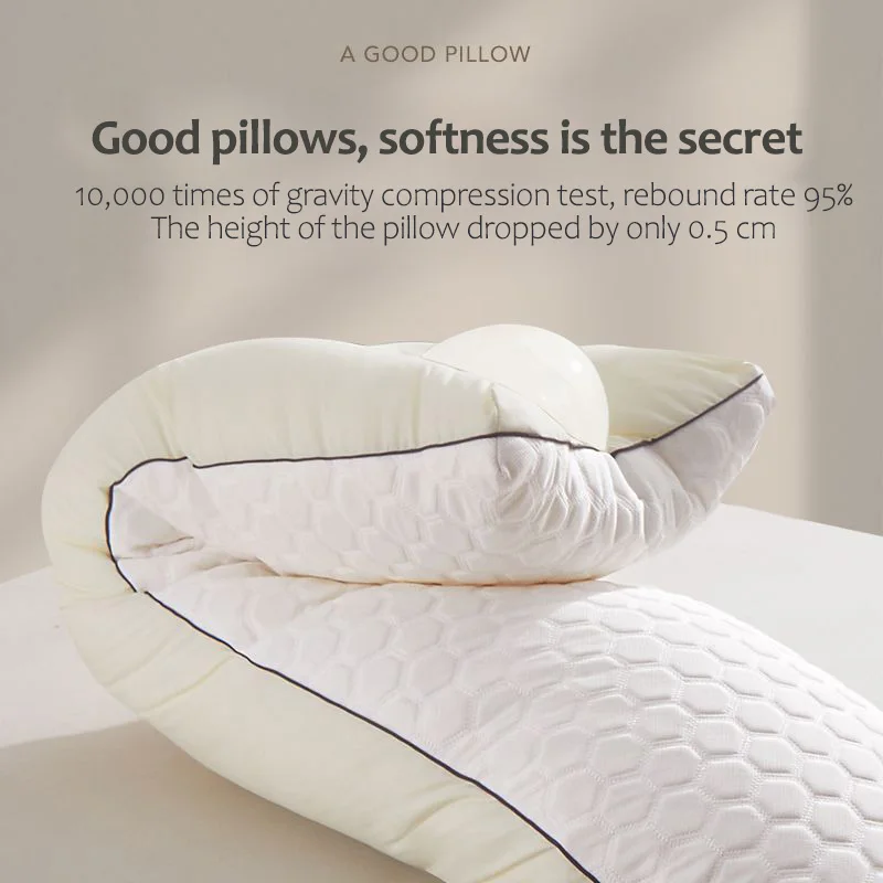 New Style Couple Pillow Long Pillow Large Headboard PillowProtection Cervical Pillow Ergonomic Orthopedic Neck Pain Pillows