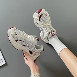 2023 Women Tennis Shoes Fashion Chunky Sneakers Female Comfortable Lightweight Sports Shoes Footwear Outdoor Jogging Trainers