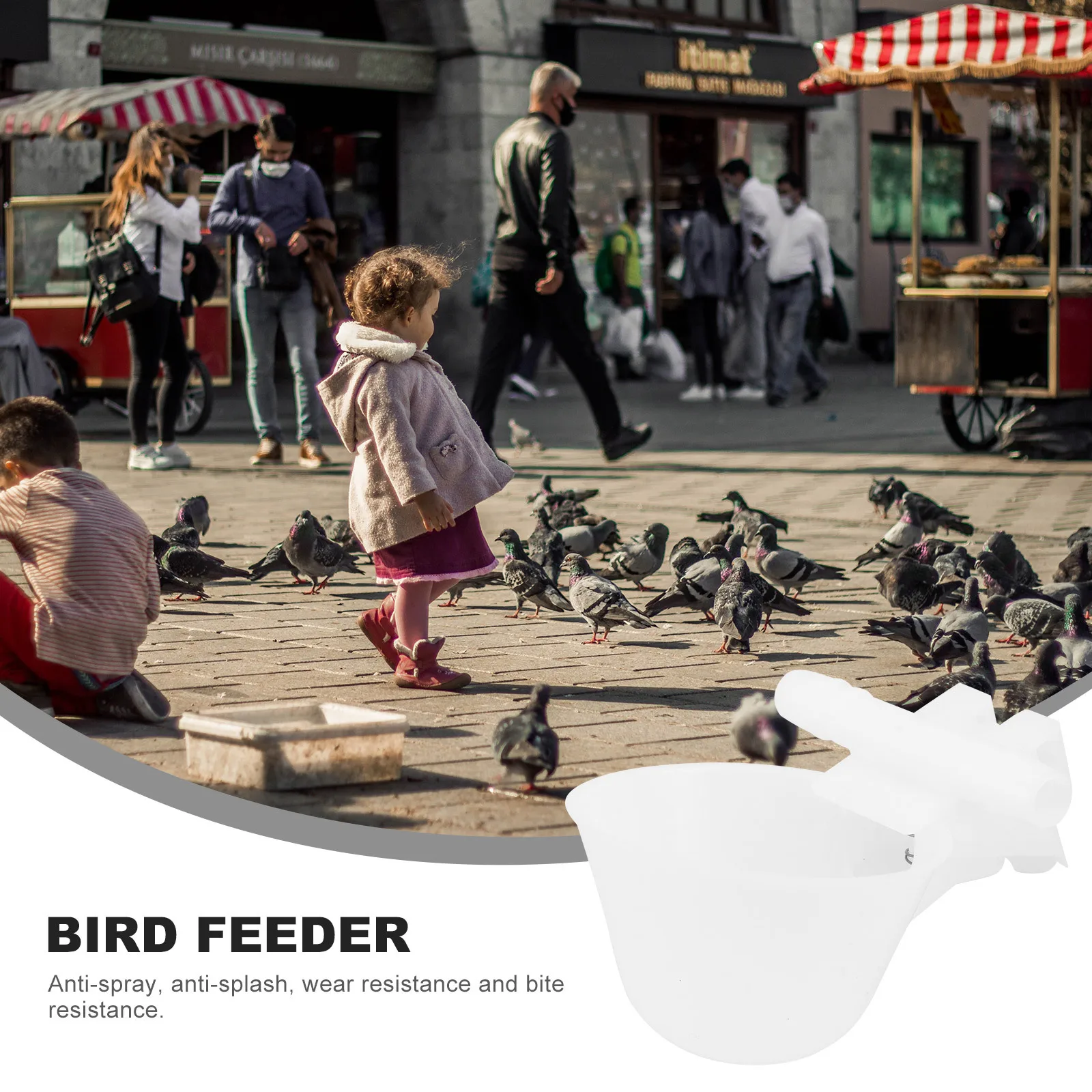 

20Pcs Bird Autodrinker Plastic Water Bowl Easy Clean Bird Feeding Dish Suitable for Pigeon Parrot Birds Dish Birds Feeding Bowl