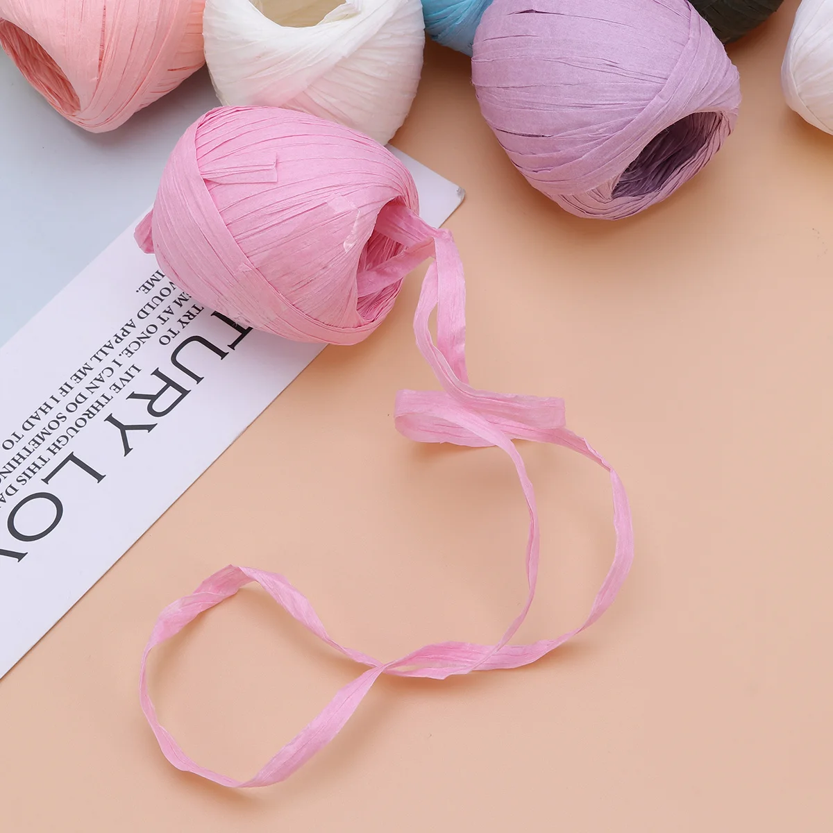 

15Pcs Colorful Paper Twine Premium Handmade Bundling Rope Eco-Friendly Paper Rope for Craft Decoration Teaching Tool