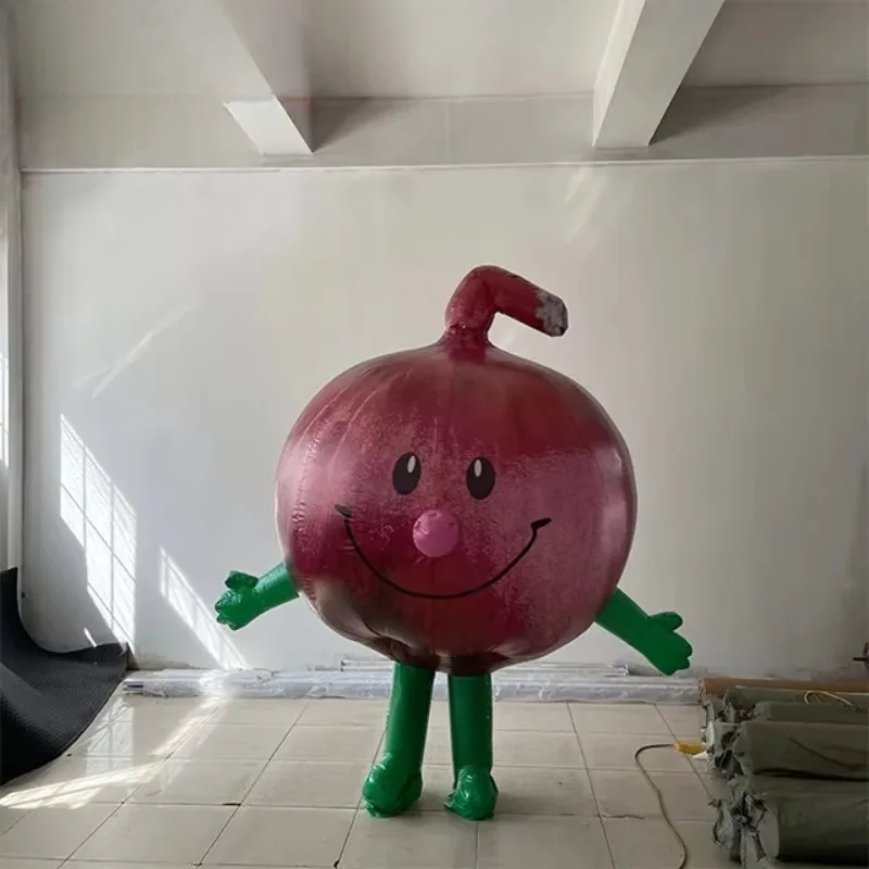 Vegetables, high-quality onion costume for display, inflatable onion mascot costume