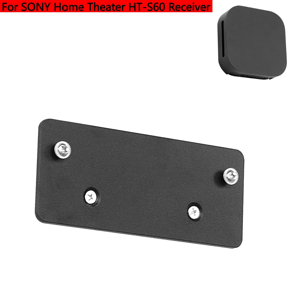 

Wall Mount Bracket For SONY Home Theater HT-S60 Receiver, Horizontal Speaker Mounting Stand Aluminum Alloy Metal Base with Screw