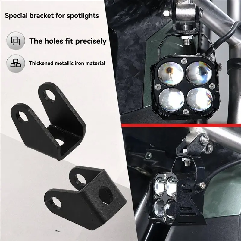 For Motorcycle Light Bracket(2 Pack) For 368G, Replacement Mount For Motorcycle Lights Accessory
