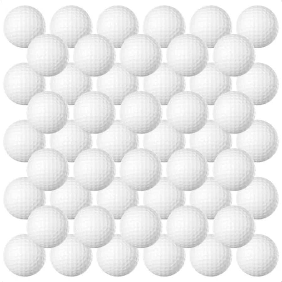 

80 PCS Foam Practice Golf Balls PU Foam Soft Golf Balls for Indoor and Outdoor Training White 1.7 Inches Diameter Ideal for Beg