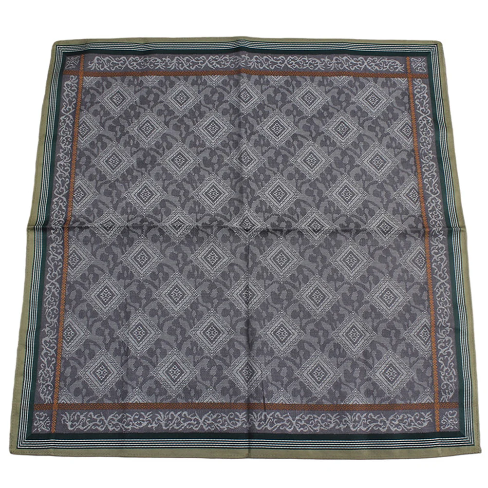 Fazzoletto da uomo Fazzoletti da donna per stampa in morbido cotone Bandana Pocket Square Man