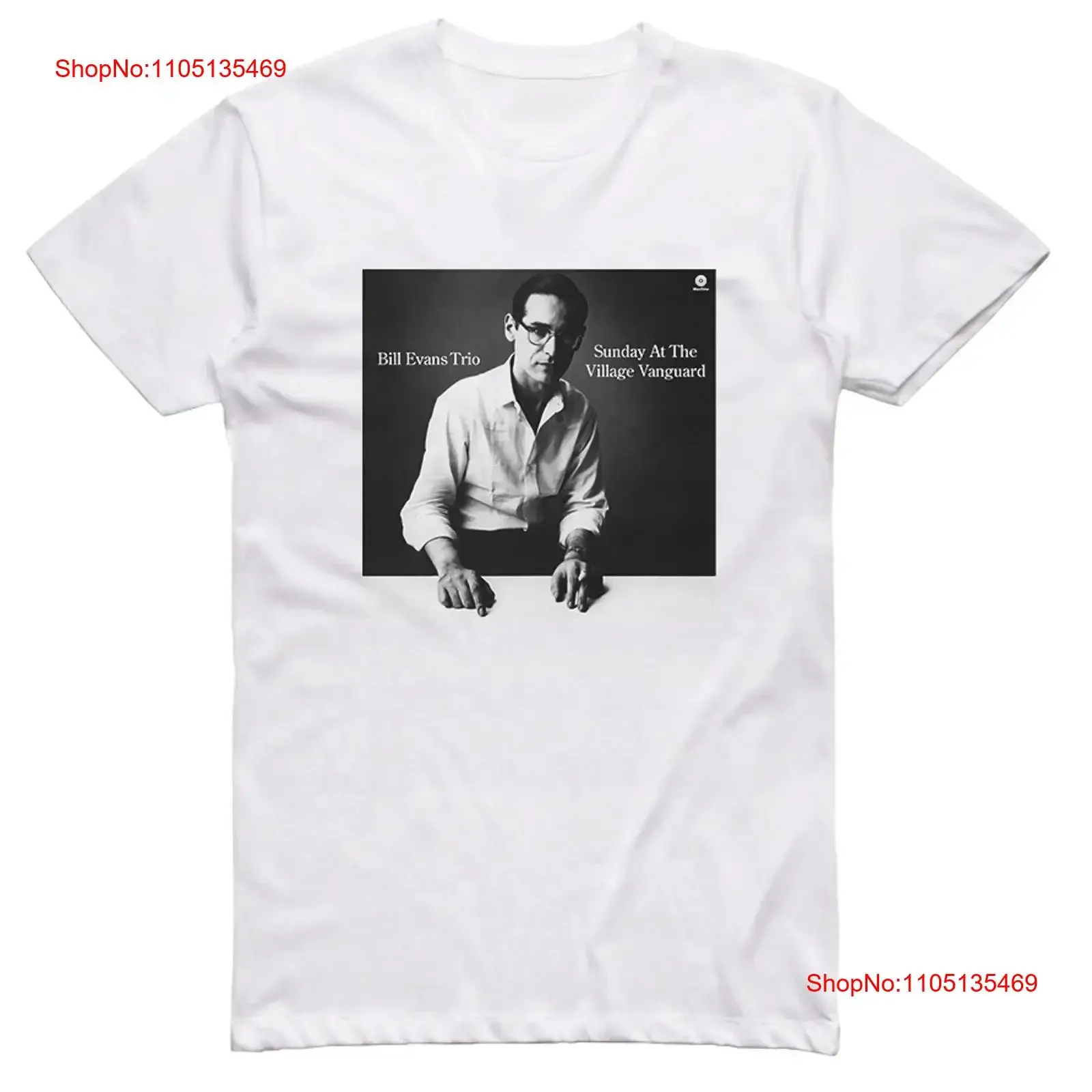 Jazz Music Harmony T Shirt Sunday at the Village Vanguard Bill Evans All of You vintage Washed streetwear designer clothes