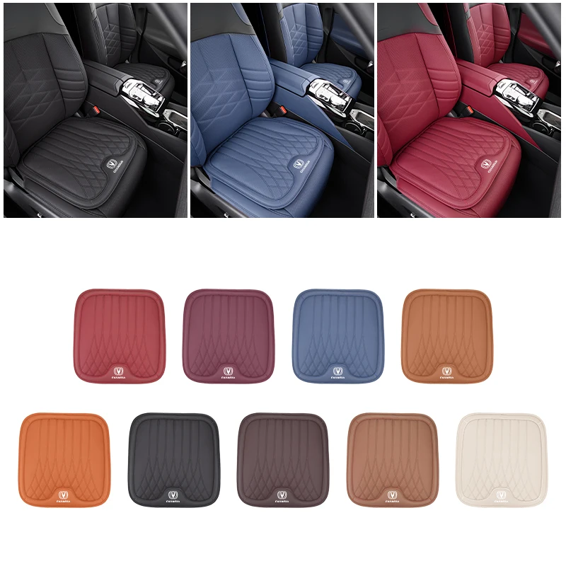 Leather Car Seat Cover Cushion Protector Pad Interior Accessories For Changan CS75 CS35 CS15 CS95 RAETON CX70 CS55 Plus