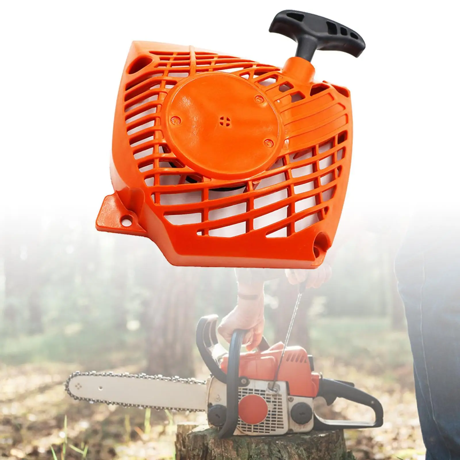 

Ручной стартер в сборе, высокопроизводительные стабильные профессиональные запасные части, детали бензопилы для CS420ES CS370F CS400F CS370 CS400