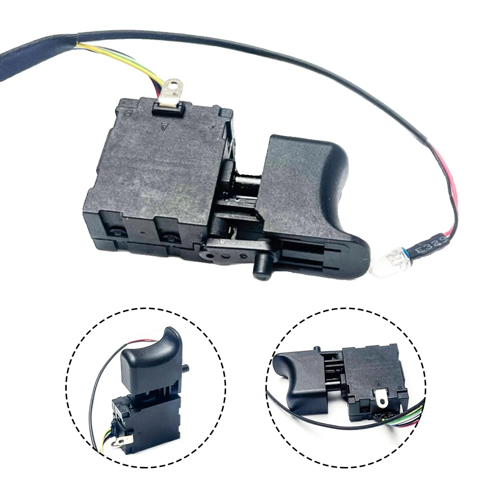 Plastic Trigger Switch Replacement For For Dayi A6-3303 Brushless Cordless Drill Power Tool Positive Negative Adjusting Fitting