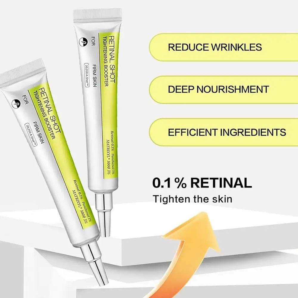 Anti-Aging Retinol Tightening Serum 9-Peptide Complex Panthenol Wrinkle Reduction Eye Firming Cream Skin Firming