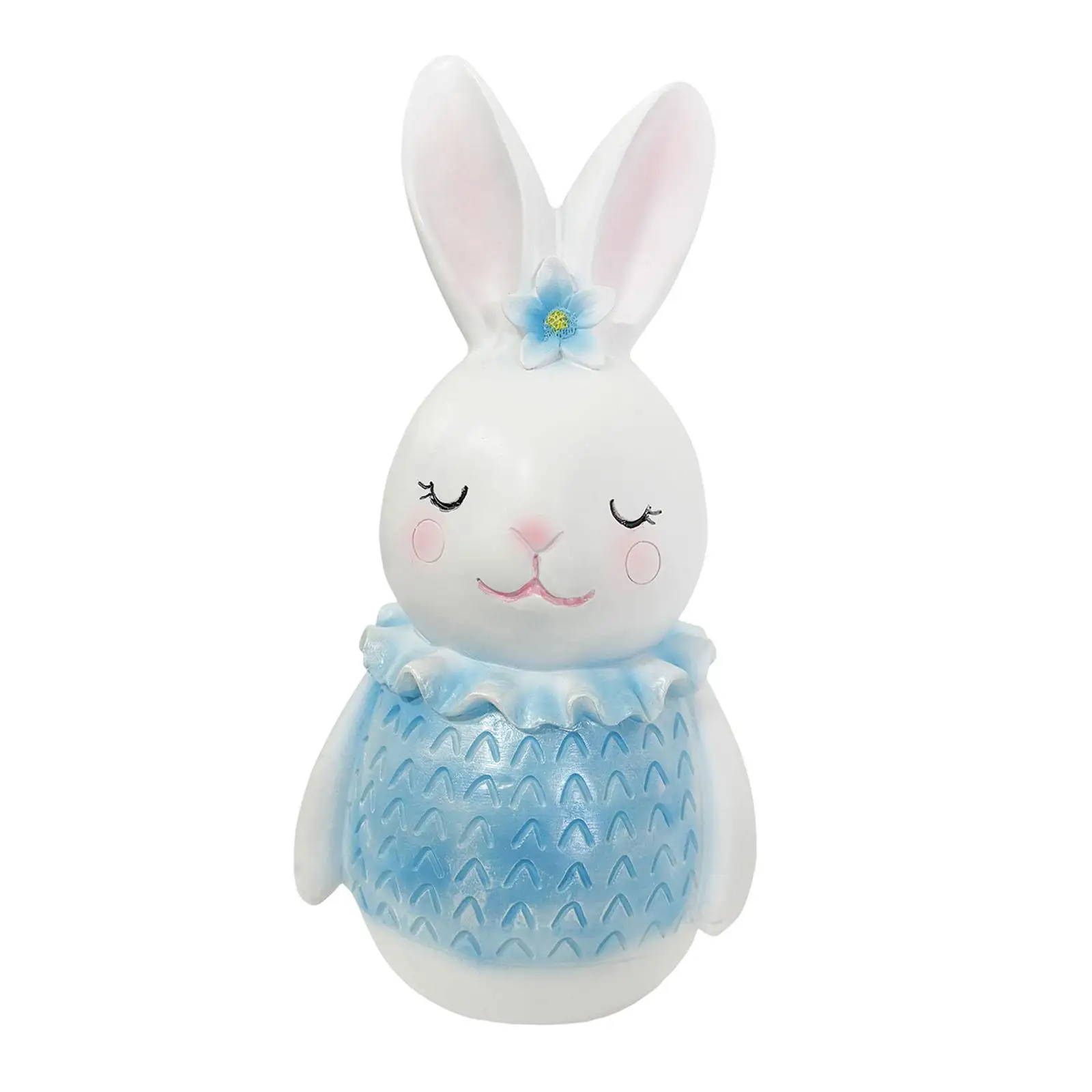 Rabbit Statue Easter Table Decoration Housewarming Gift Minimalist Collectible Adorable Resin Rabbit Figurine for Indoor Desk