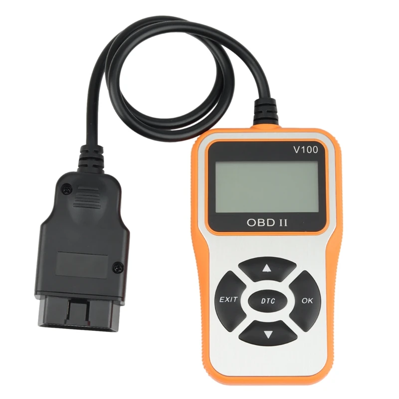 

V100 OBD2 Automatic Scanner Handheld Multifunctional 6-Language OBD 2 Automatic Diagnostic Tool