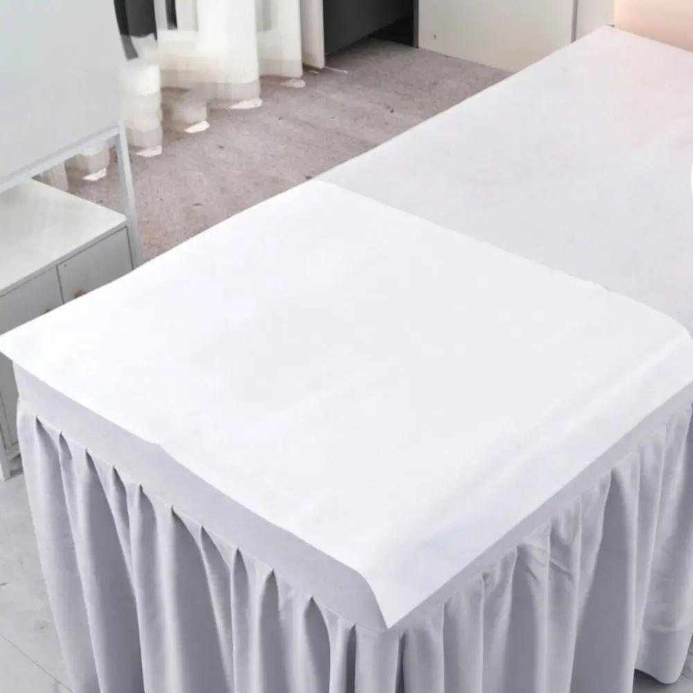 100 Piece Non-woven Fabric Disposable Pillow Cover Waterproof Oil-resistant Beauty Salon Bed Pad High-tensile Strength