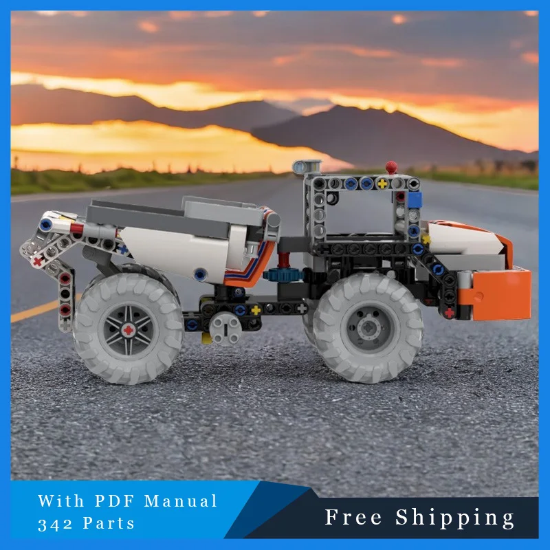 342 PCS Creative Cool Truck Technical Building Blocks Bricks Model Education DIY Assembly Toys For Kids Christmas Birthday Gifts