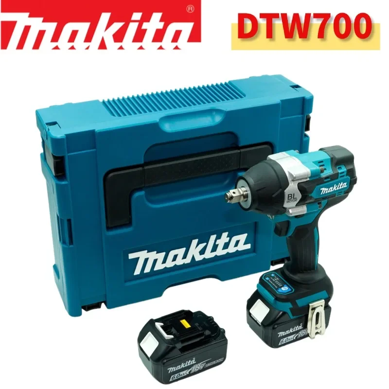 100 % Makita DTW700 18 V bürstenloser Elektroschrauber Akku-Bohrschrauber Elektrowerkzeug mit hohem Drehmoment Drehmomentschlüssel