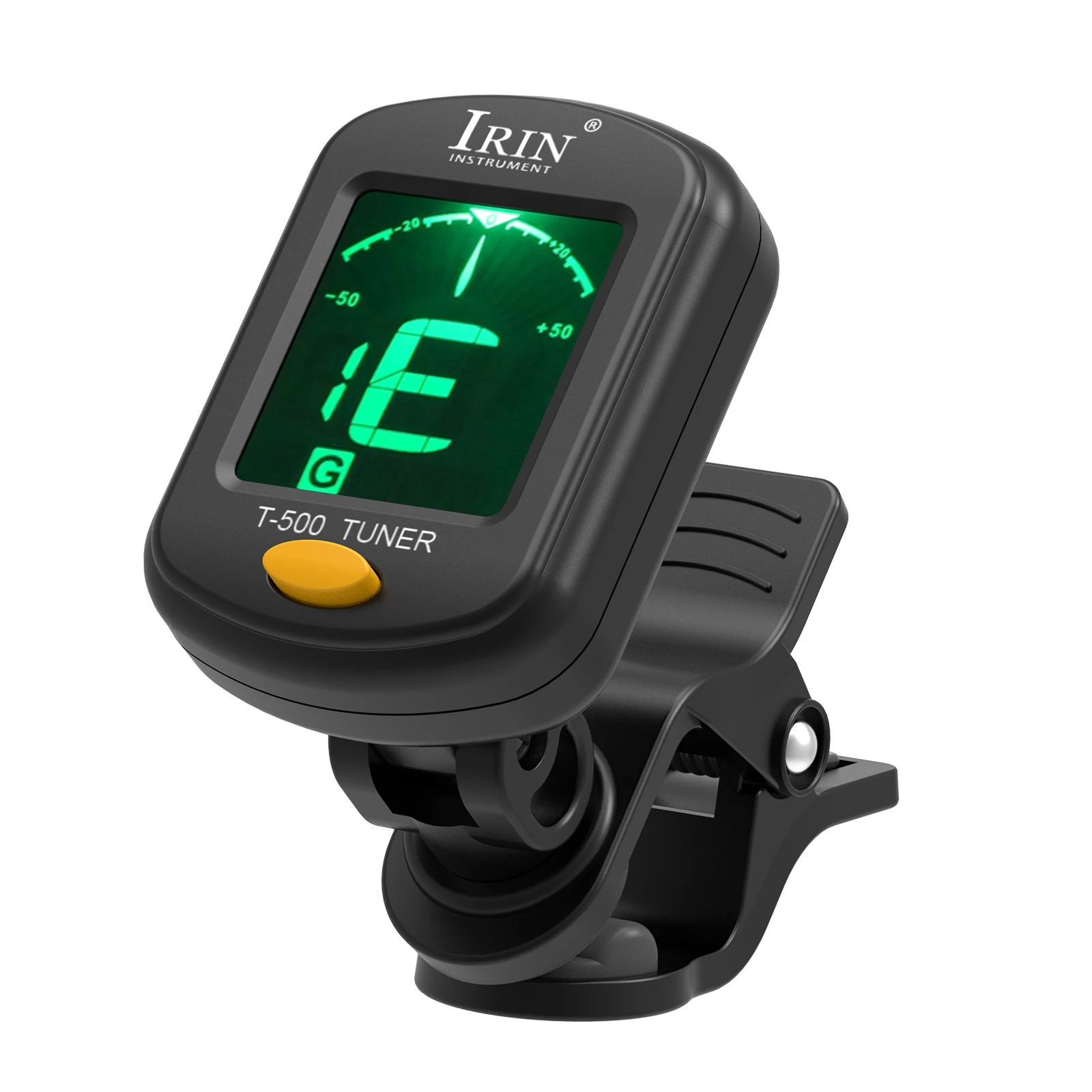 IRIN Guitar Tuner LCD Display T-500 Rotatable Clip-on Tuner For Chromatic Acoustic Guitar String Instrument Universal Accessorie