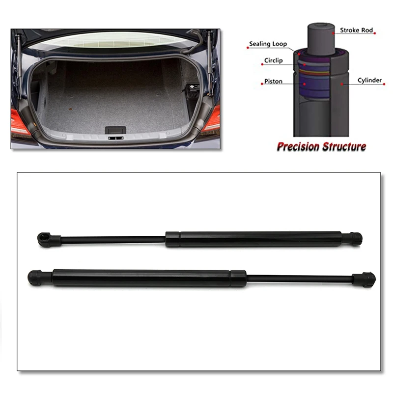 2pcs Car Rear Trunk Lift Supports Gas Struts Fit for BMW E46 323Ci 325Ci 330Ci M3 2001-2006 Convertible Auto Accessories