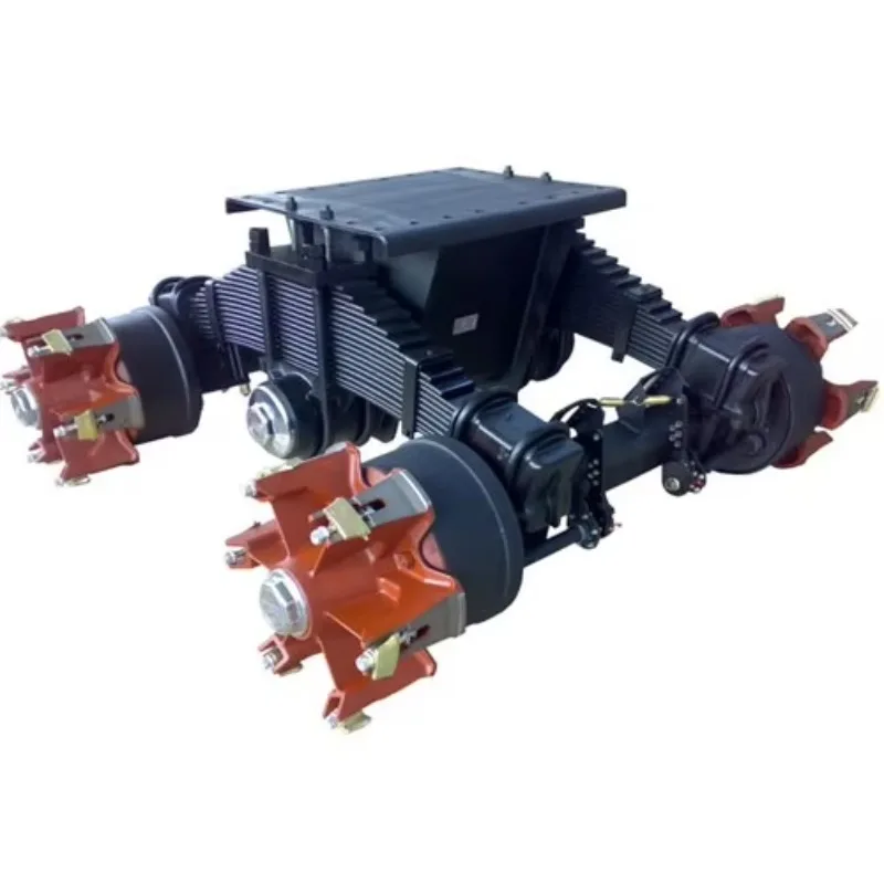 

Semi Trailer 32T Tandem Bpw Axle Trailer Bogie Suspension