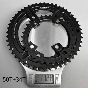 FOVNO Crown 110BCD Road Bike Crank Wheel 2x 50-34t 52-36t 53-39t For Shimano 5800 R7000 R8000 R8100 Bicycle Crown 10 MAIN SALES CROWN CROWN CROWN - №9