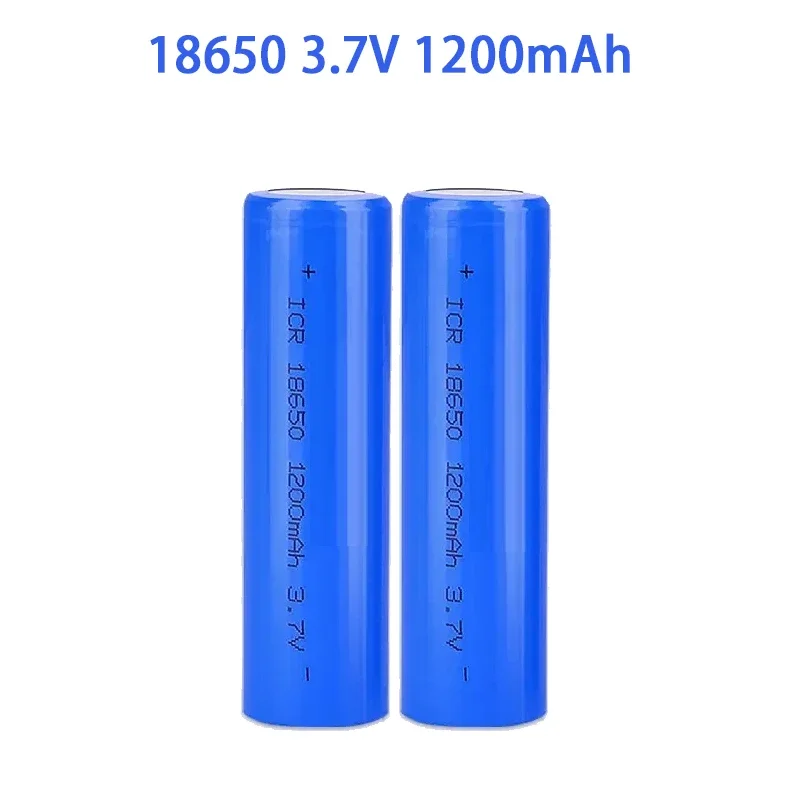 3.7V 18650 1200mAh Li-ion Rechargeable Battery for Lanterns, Flashlights, Doorbells,Fans, Shavers, Solar street light,Wholesale