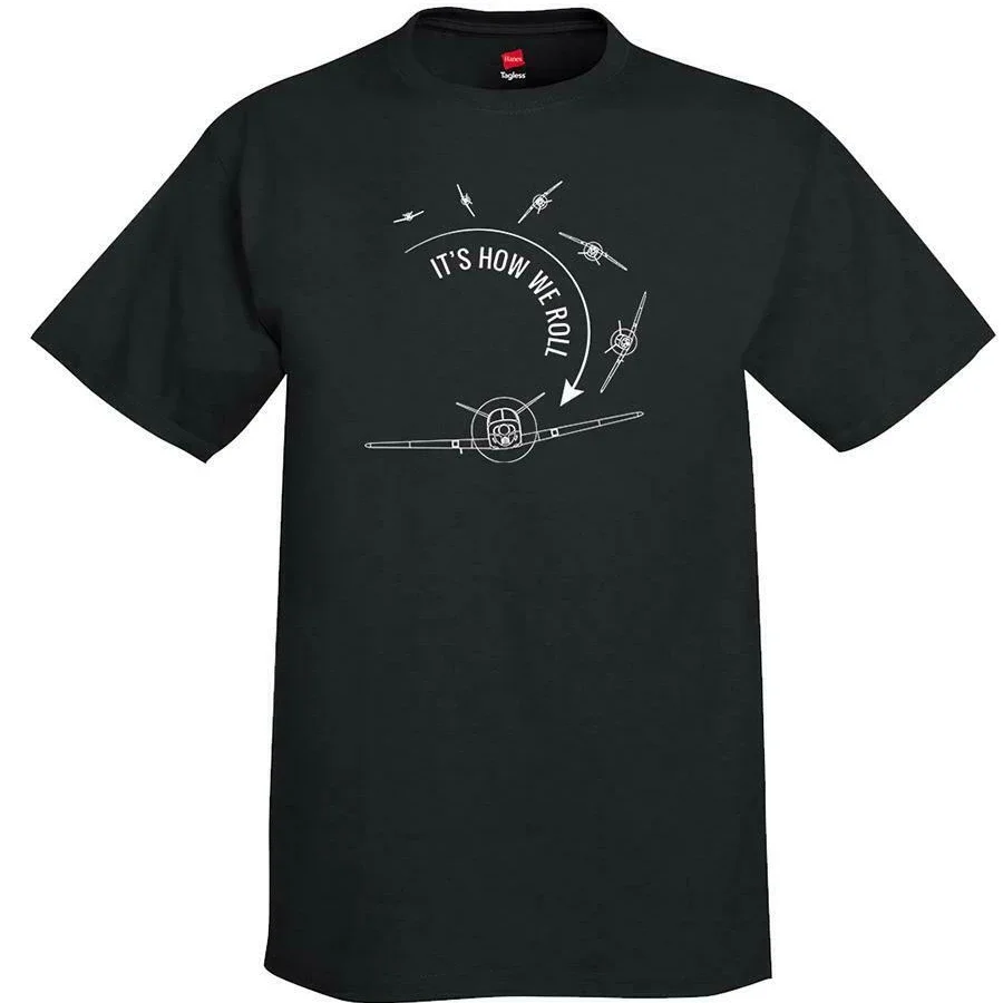 It's How We Roll. Airplane Flight Aviation T Shirt Summer 100% Cotton Mens T-shirt New S-3XL Casual O-Neck Short Sleeve Tshirt