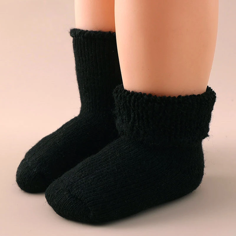 1-6 Years Boys Girls Thermal Floor Baby Socks Real Woolen Thick Baby Kids Socks Winter Soft Warm Socks for Children