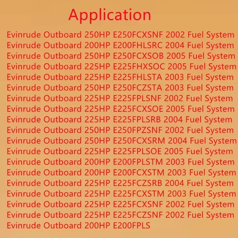 FUEL PUMP ASSEMBLY and Separate  FOR VAPOR SEPARATOR JOHNSON EVINRUDE OMC 75 90 100 115 135150 175 HP OUTBOARD 0439347 439347