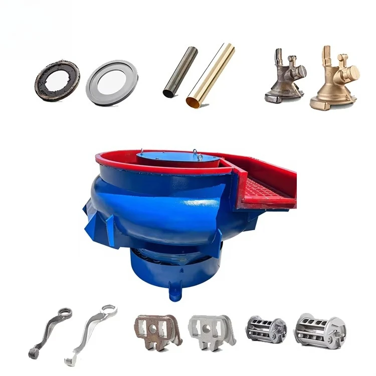Small Vibratory Polisher 50l 100l Vibration Metal Part Vibro Vibrating Brass Buffing Rotary Tumbler Deburring Polishing Machine