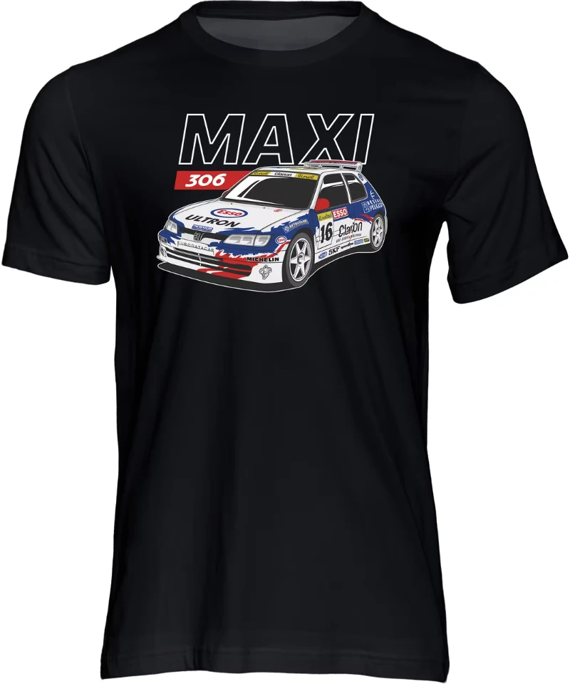 

2025 New Peugeot 306 Maxi Group A Rally T-Shirt Men Women Short Sleeve Cotton Y2K Retro Sports Tee Summer Streetwear Legend