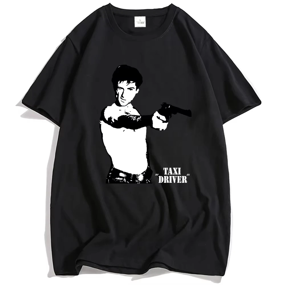 2026 Summer Taxi Driver T-Shirt Classic Movie Graphic Tee Robert De Niro Film Merch Cotton Short Sleeve Tees Unisex Fashion Tops