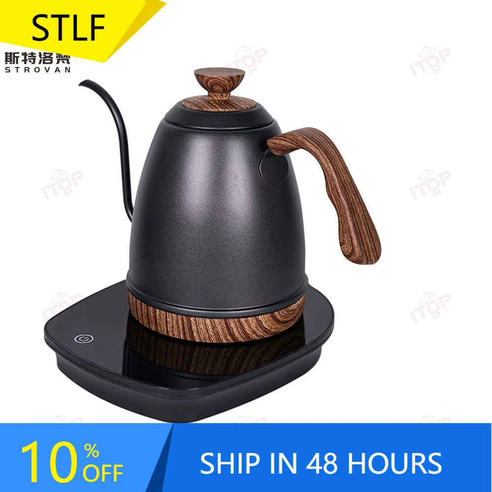 

STLF JW Wholesale Anti-scald Electric Kettle Gooseneck Electric Kettle Ultra-fast Boiling Hot Water Kettle 304 Stainless Steel