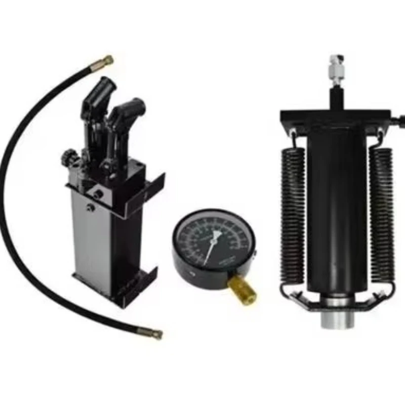 

Workshop 50 tons power jack body repair kit equipment hydraulic bench press with foot pump