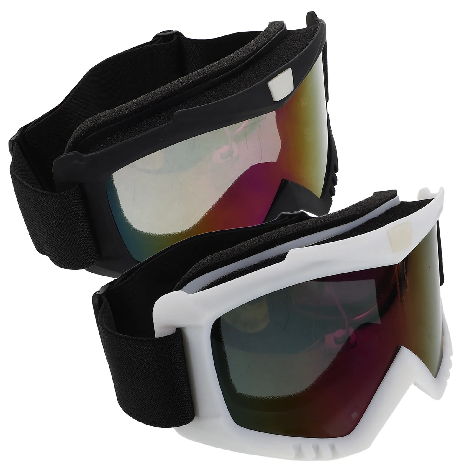 

2Pcs Offroad Motorcycle Goggles Windproof Riding Glasses Outdoor Atv Dirt Bike Sunglasses Cycling Uv Protection Eyewear for Men