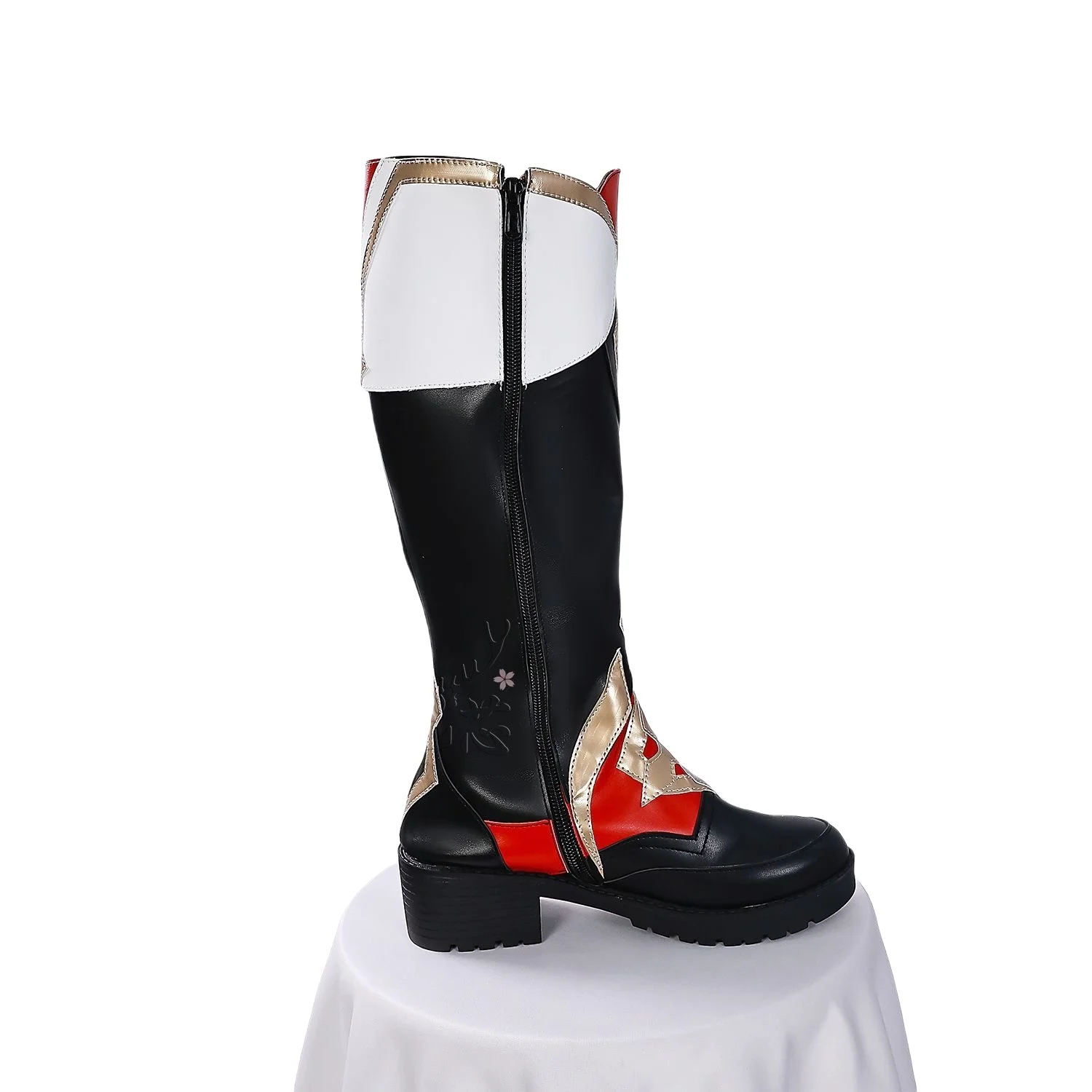 Dahlia bottes Cosplay jeu Genshin Impact chaussures accessoires de déguisement accessoires Anime Halloween Costumes pour homme femme chaussures